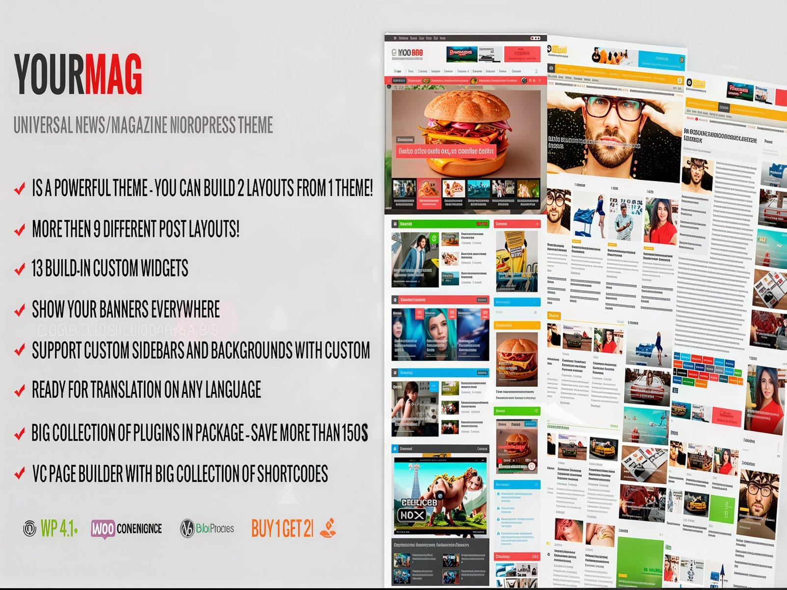 Szablon YourMag Universal WordPress News Magazine Theme