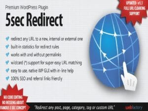 Wtyczka 5Sec Redirect WordPress Plugin