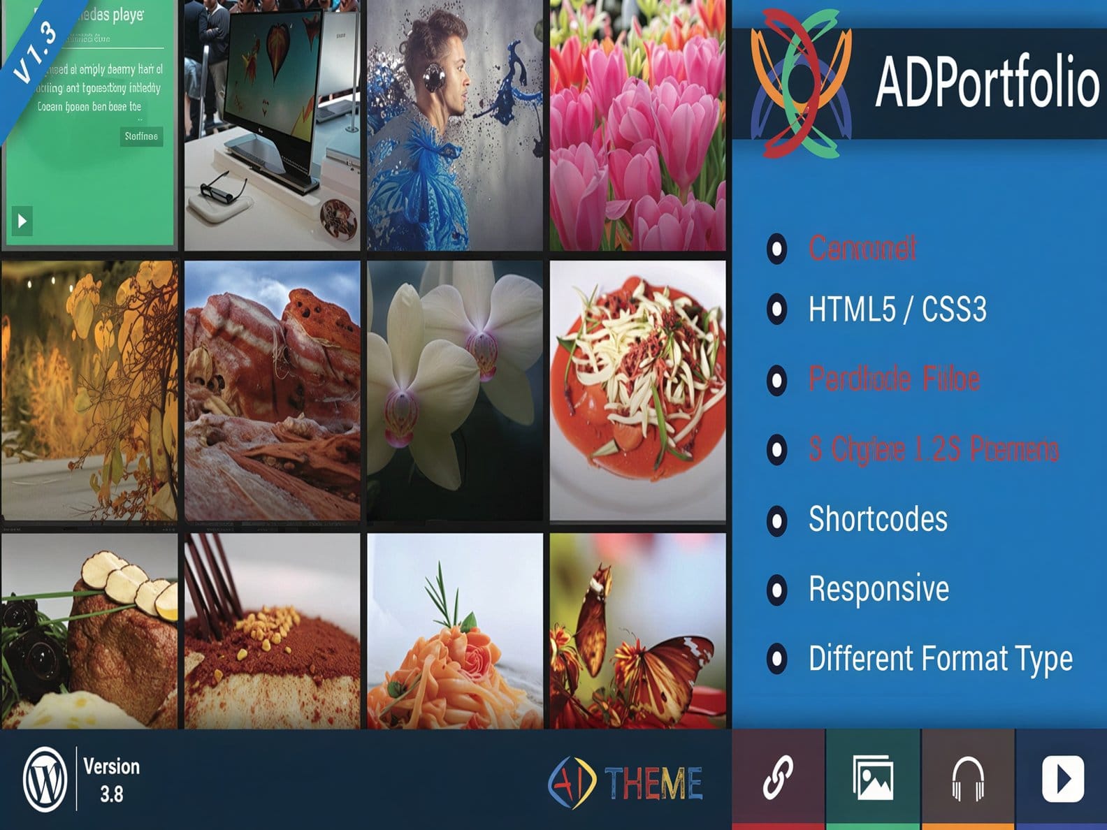 Wtyczka Ad Portfolio Filter And Carousel WordPress Plugin