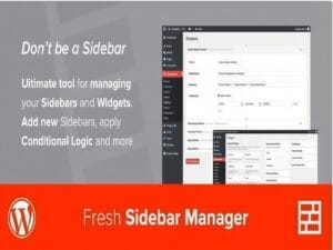 Wtyczka Custom Sidebar Manager