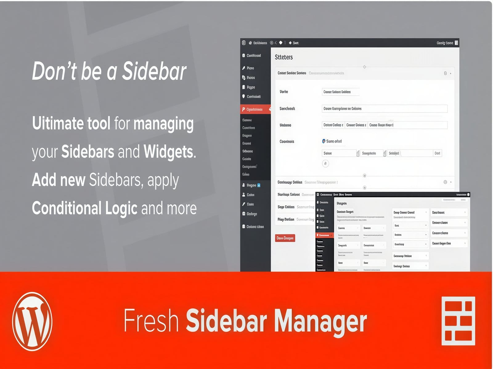 Wtyczka Custom Sidebar Manager