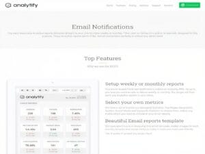Wtyczka Analytify Pro Email Notifications Extension