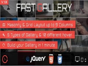 Wtyczka Fast Gallery Premium WordPress Plugin