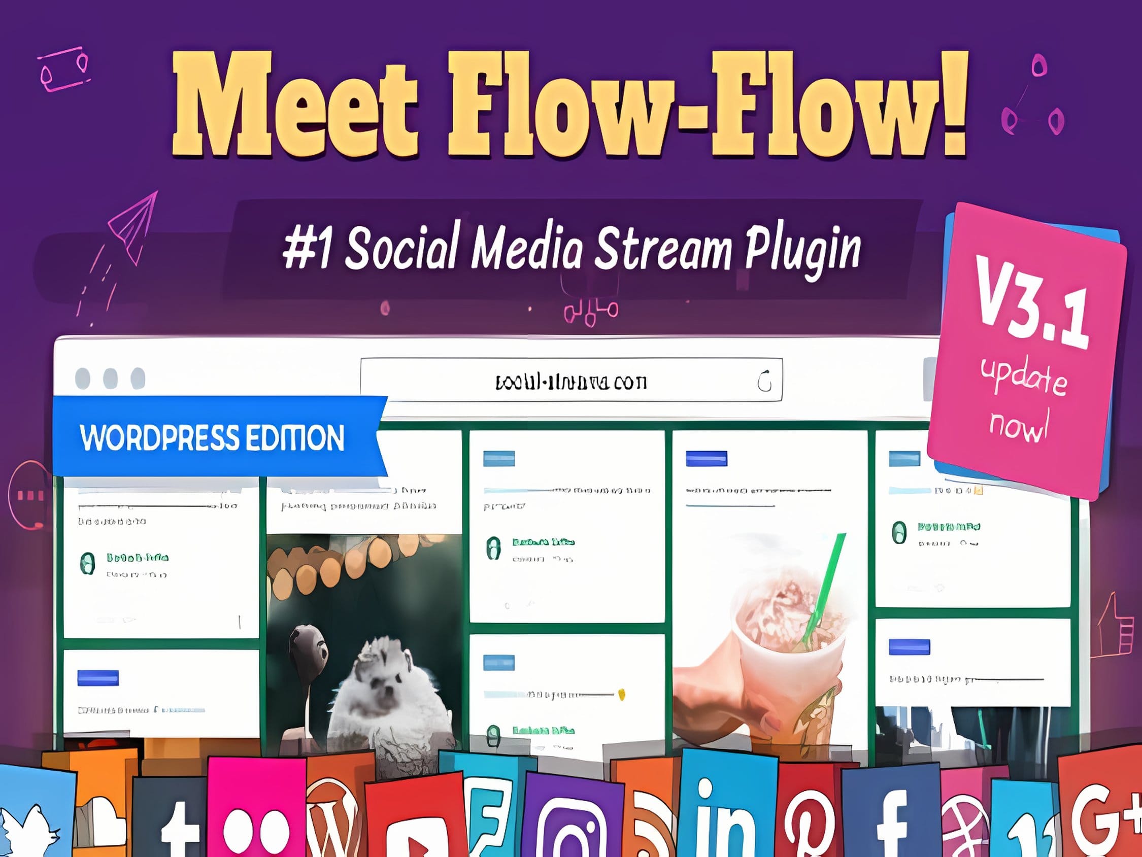 Wtyczka Flow-Flow – WordPress Social Stream Plugin