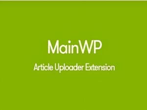 Wtyczka MainWP Article Uploader Extension