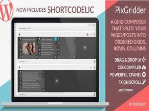 Wtyczka Pixgridder Pro Page Grid Composer For WordPress