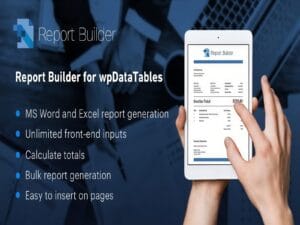 Wtyczka Report Builder for wpDataTables