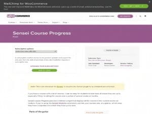 Wtyczka Sensei Course Progress