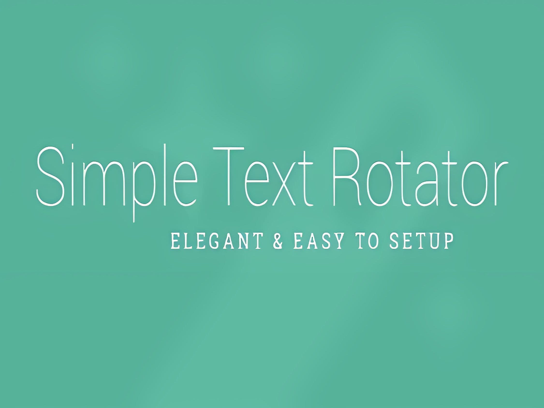 Wtyczka Simple Text Rotator WordPress Plugin