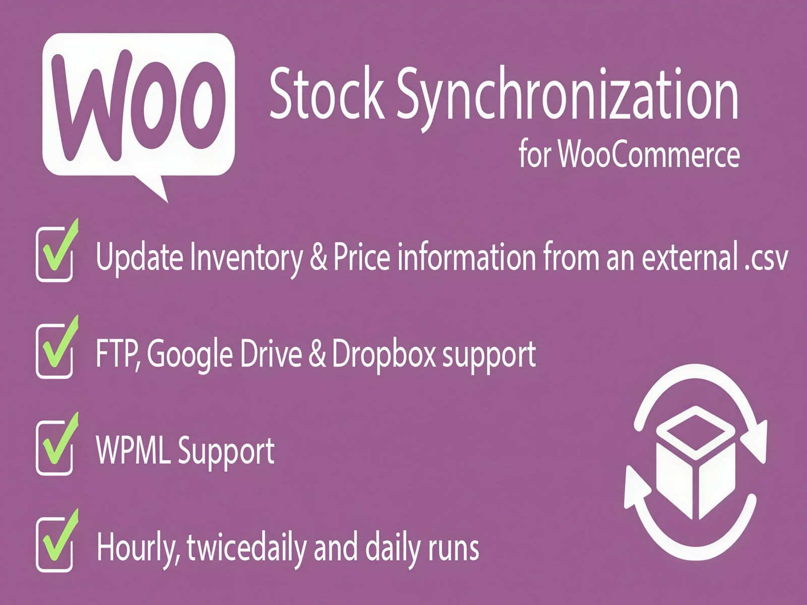 Wtyczka Stock Synchronization for WooCommerce Wtyczka Stock Synchronization for WooCommerce