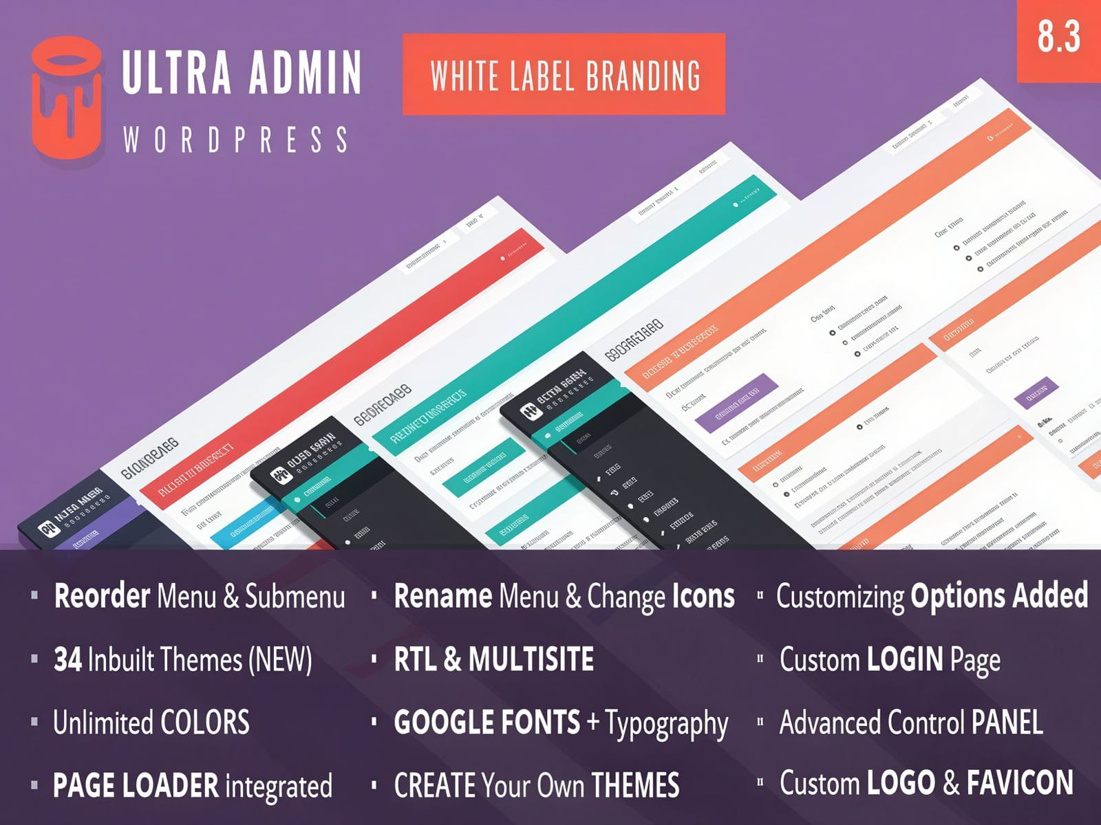 Wtyczka Ultra WordPress Admin Theme