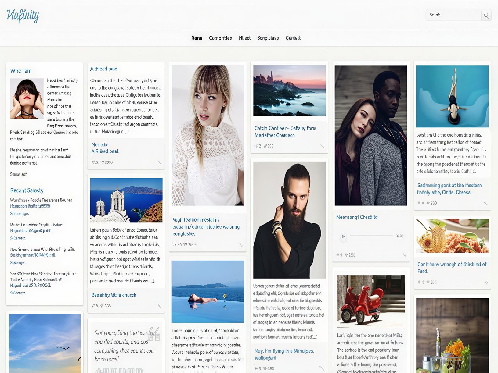 Szablon CSS Igniter Pinfinity WordPress Theme