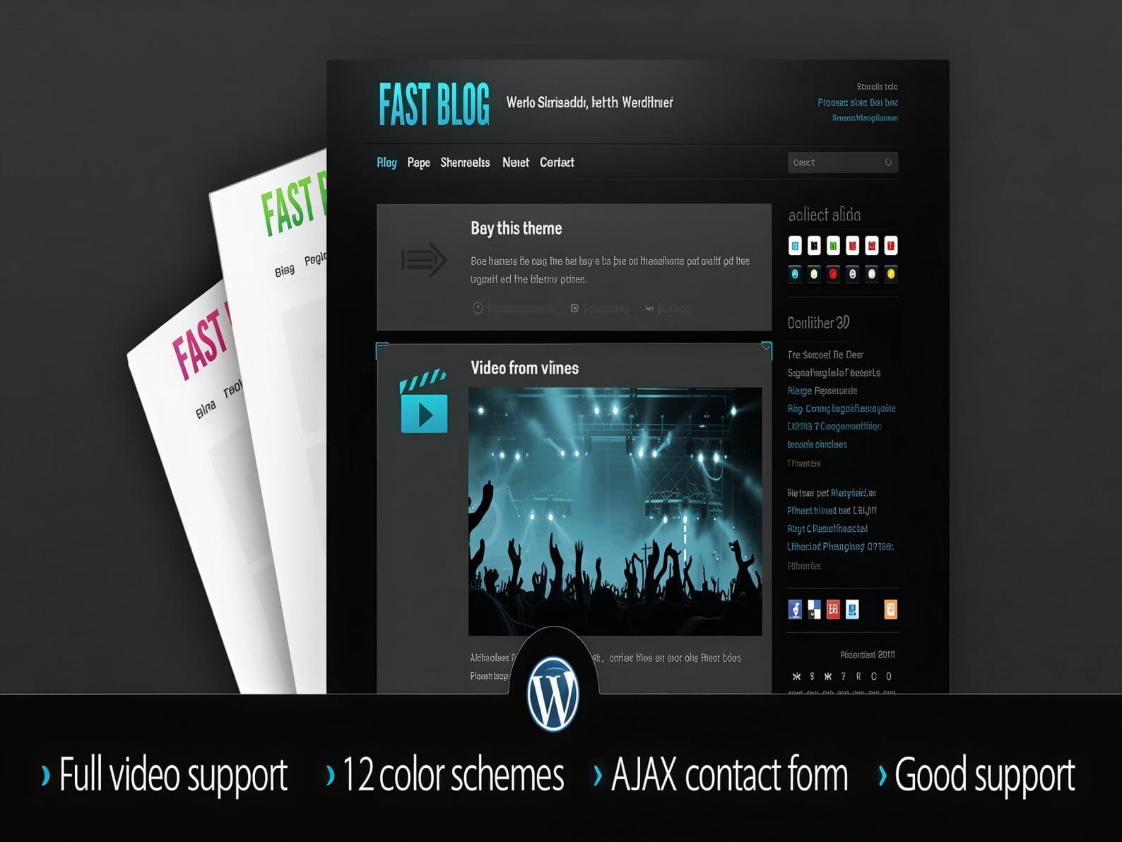 Szablon Fast Blog WordPress Theme