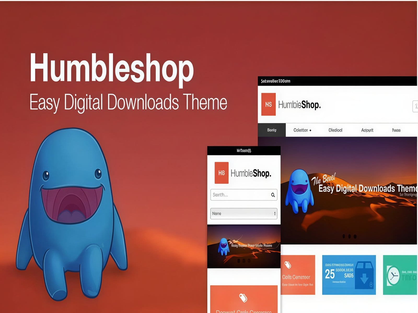 Szablon Humbleshop Minimal Easy Digital Downloads Theme