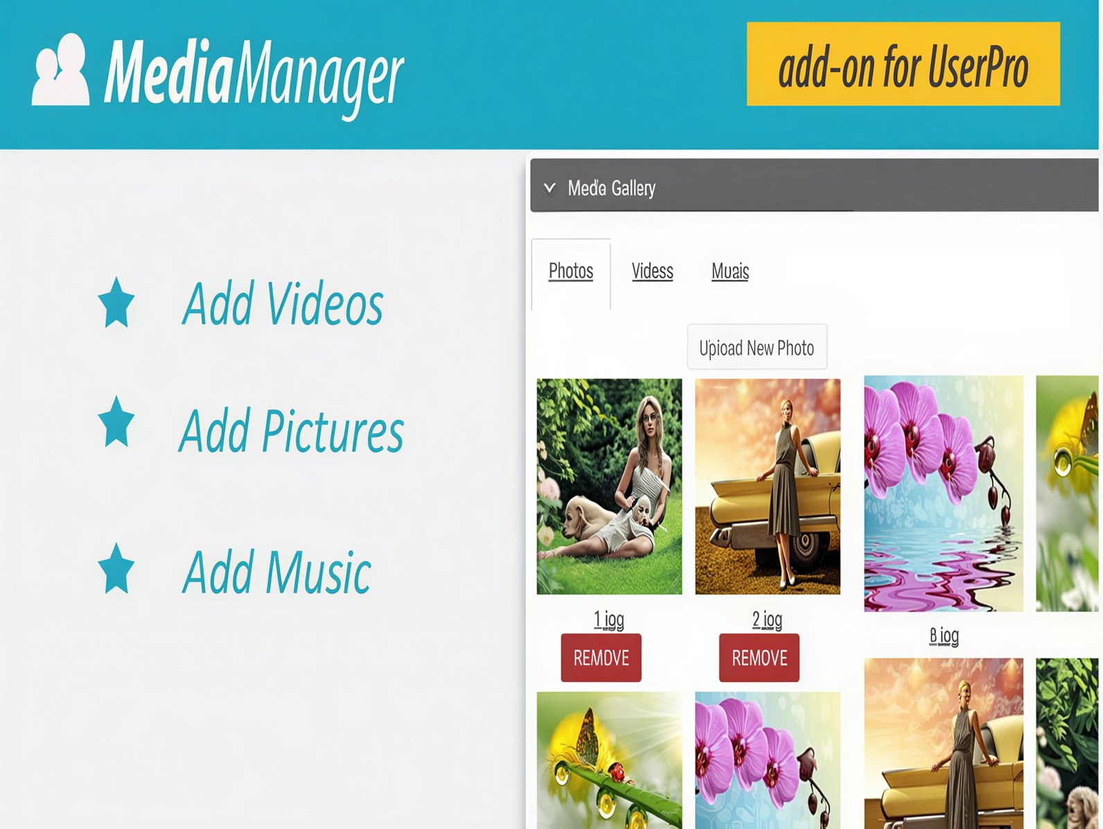 Wtyczka Media Manager for UserPro