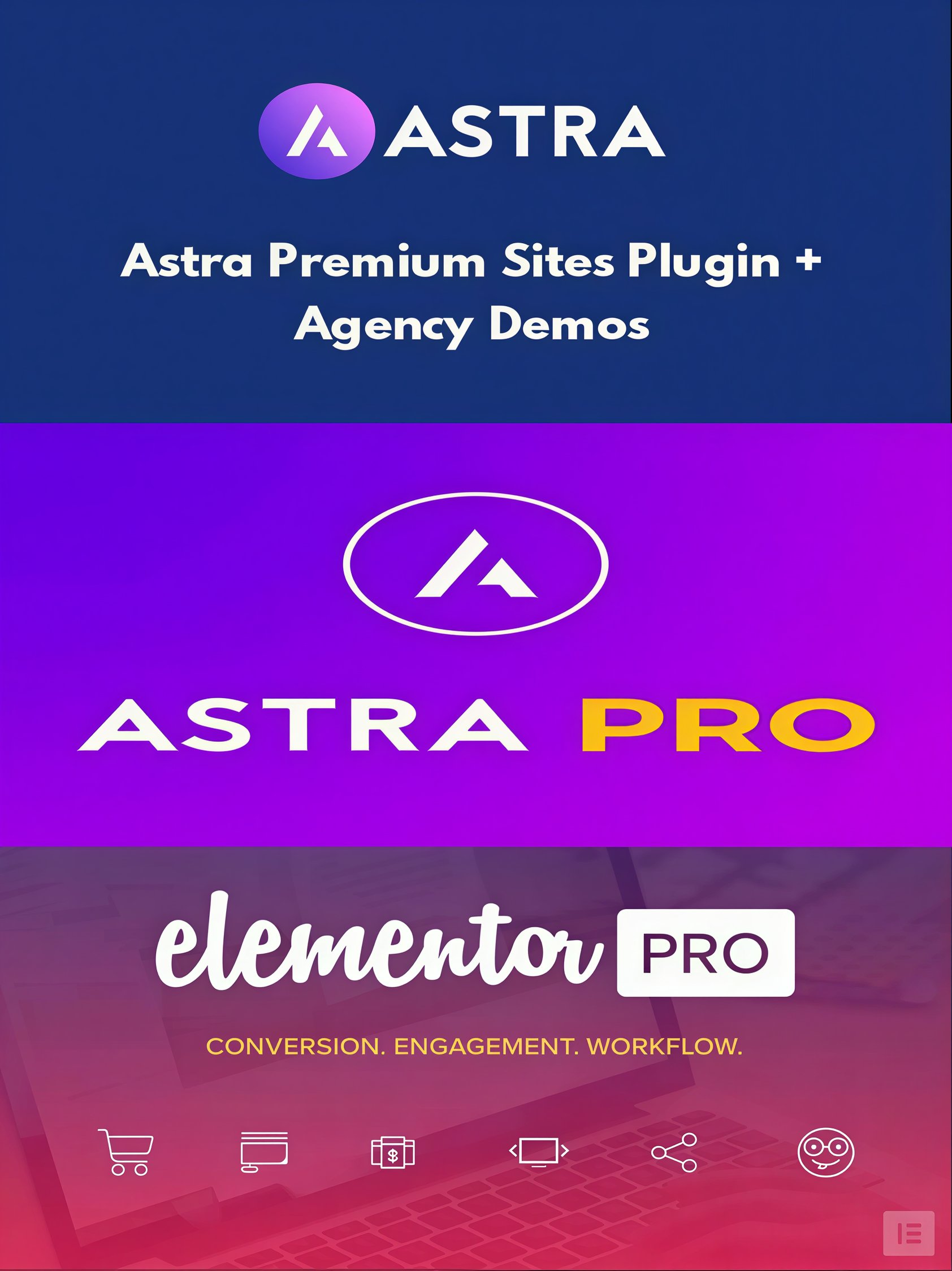 Wtyczka Astra Pro + Elementor Pro + Ponad 200 Demo + Astra Premium Sites